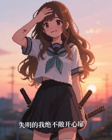 失明后被美少女逼到角落