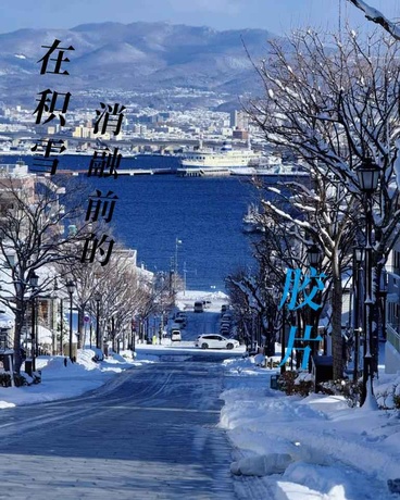 在积雪消融之前的胶片
