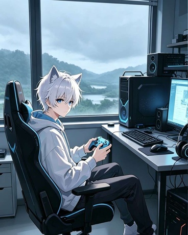 变成猫耳少年后大家都想摸我耳朵