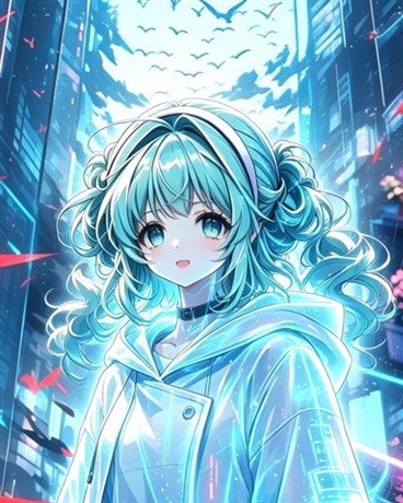 虚拟都市，女儿是电子幽灵