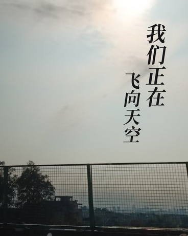 我们正在飞向天空