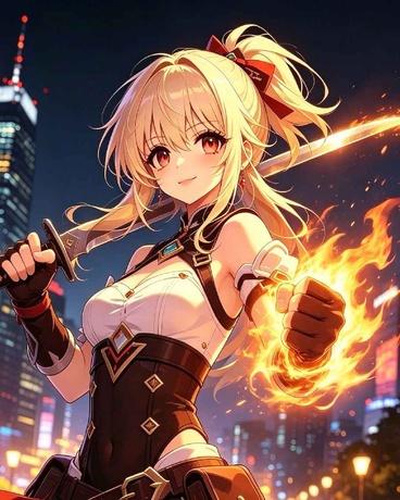 打怪？就凭变成金发美少女的我？