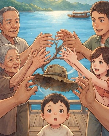 阿嬤的草帽