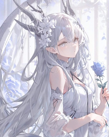 半龙少女不情不愿戴上公主的项圈