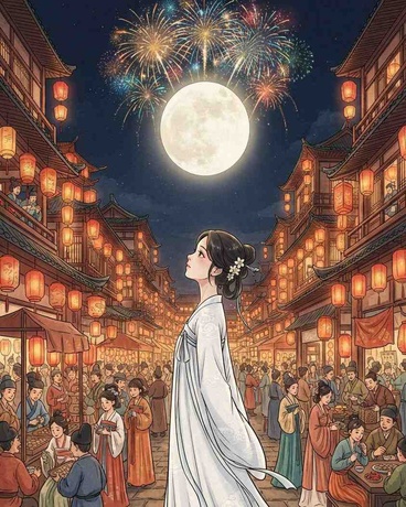 玉兔搗藥問歸期
