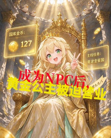 成为NPC后，黄金公主被迫营业
