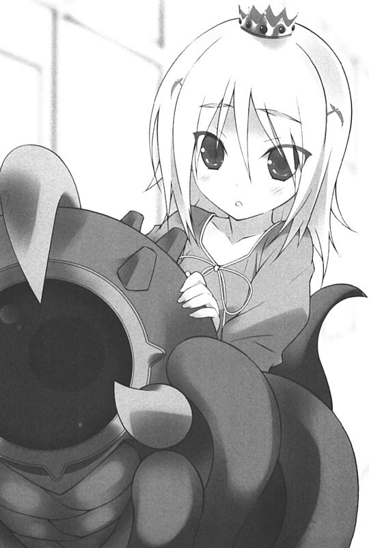 就比如藏在触手后面的举动,还有那偶尔会露出脸来偷偷的看一眼的样子