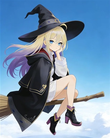 于太空中醒来的魔女