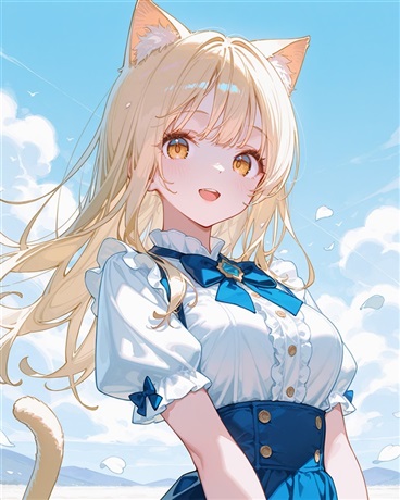 猫娘剑士被人类法师捡到了喵