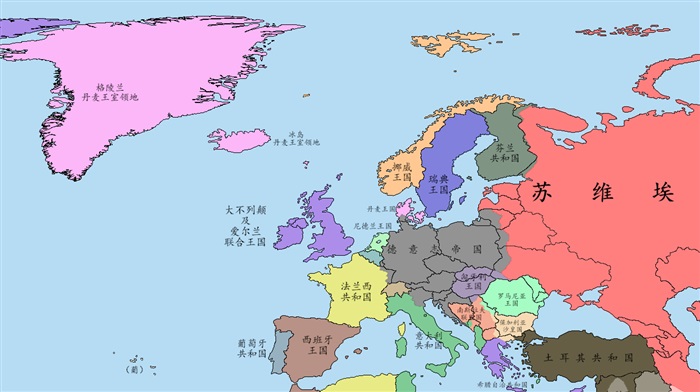 19世纪的欧洲地图图片